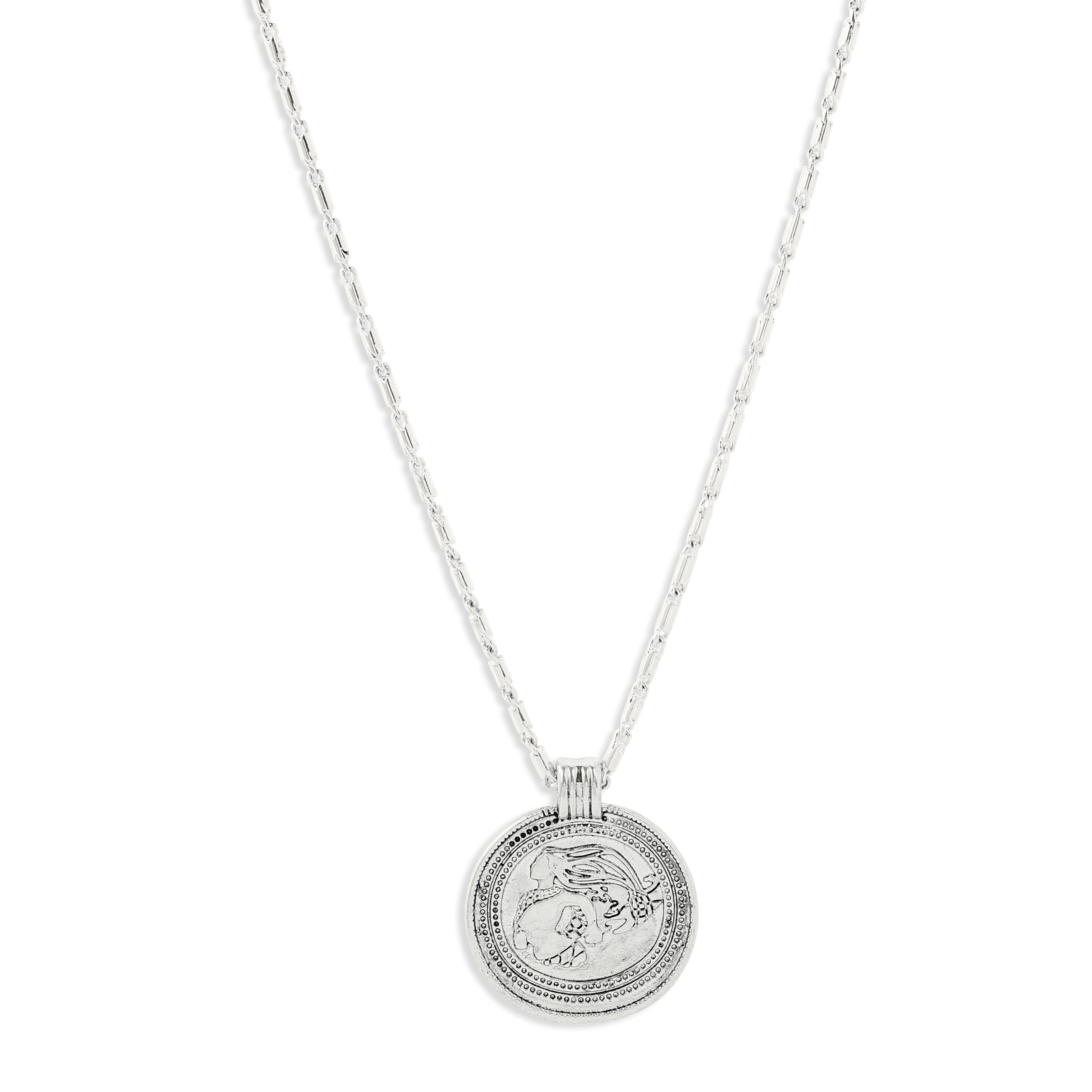 Pilgrim Rán Silver Coin Necklace